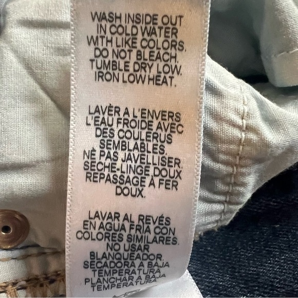 FRAME Denim Le High Straight Jeans Chewed Hem Rue Distressed Size 25 - Picture 11 of 12